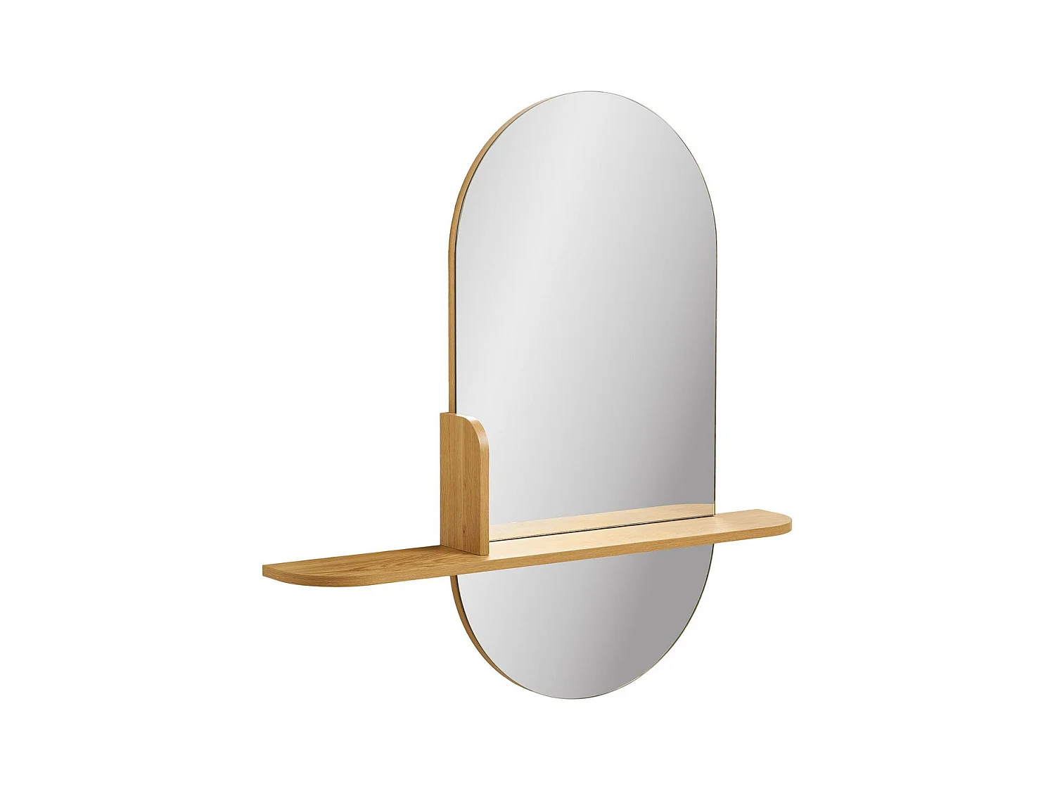 Miroir sans Cadre Barco, Argent, 92x15x94,5 cm, Seven Design