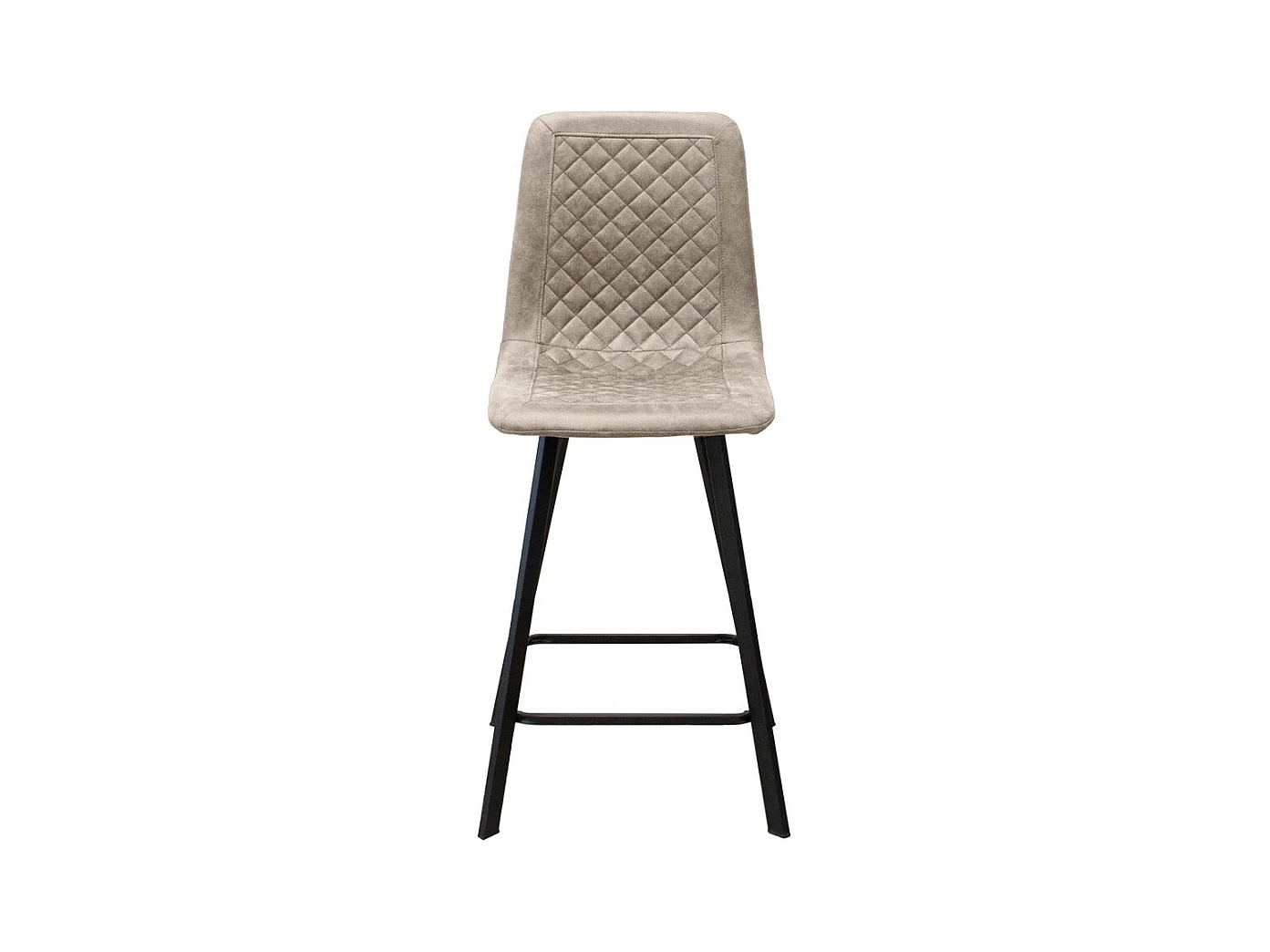 Lot de 4 Tabourets Hauts Wendy Sgabi, Gris Tourterelle, 44x47x101 cm, Seven Design