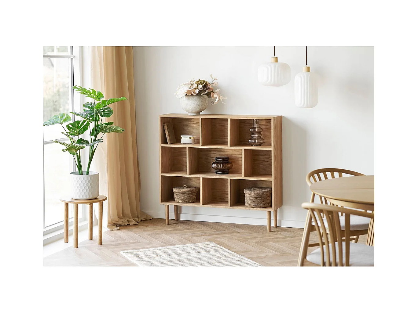 Suspension Argalo, Blanc, 30x30x100 cm, Seven Design