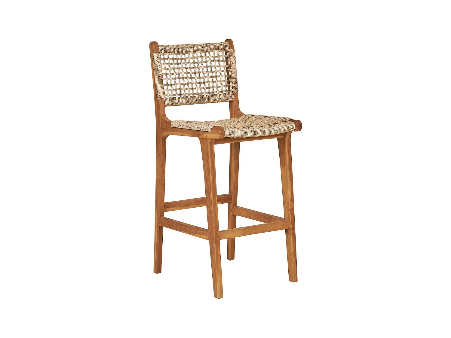 Tabouret Haut Derby, Marron, 45x50x94 cm, Seven Design