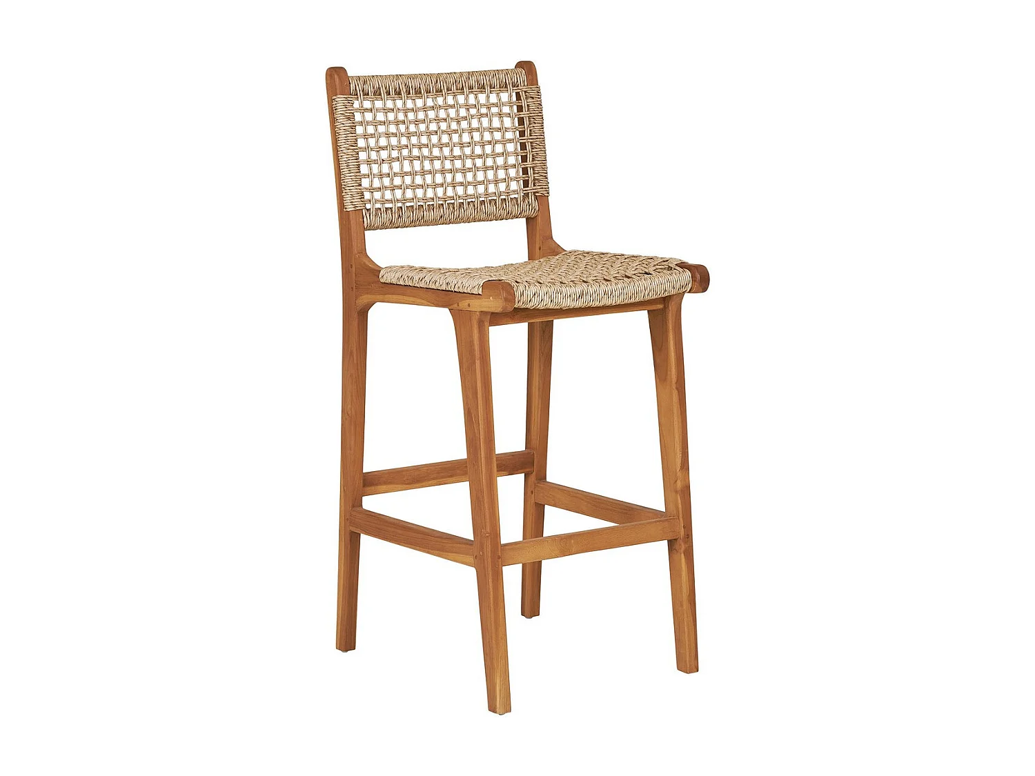 Wysoki Stołek Derby, Brązowy, 45x50x94 cm, Seven Design