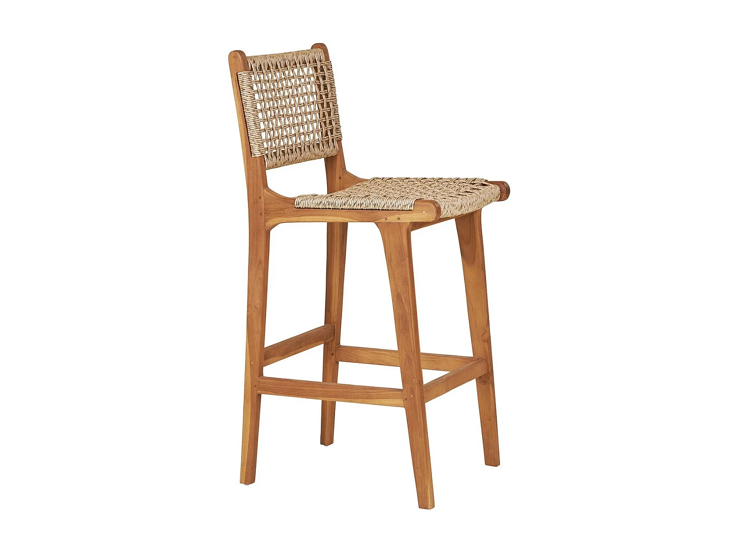 Wysoki Stołek Derby, Brązowy, 45x50x94 cm, Seven Design