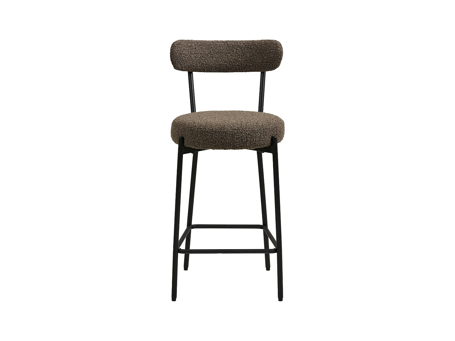 Tabouret Haut Badalona, Marron, 39x46x90 cm, Seven Design