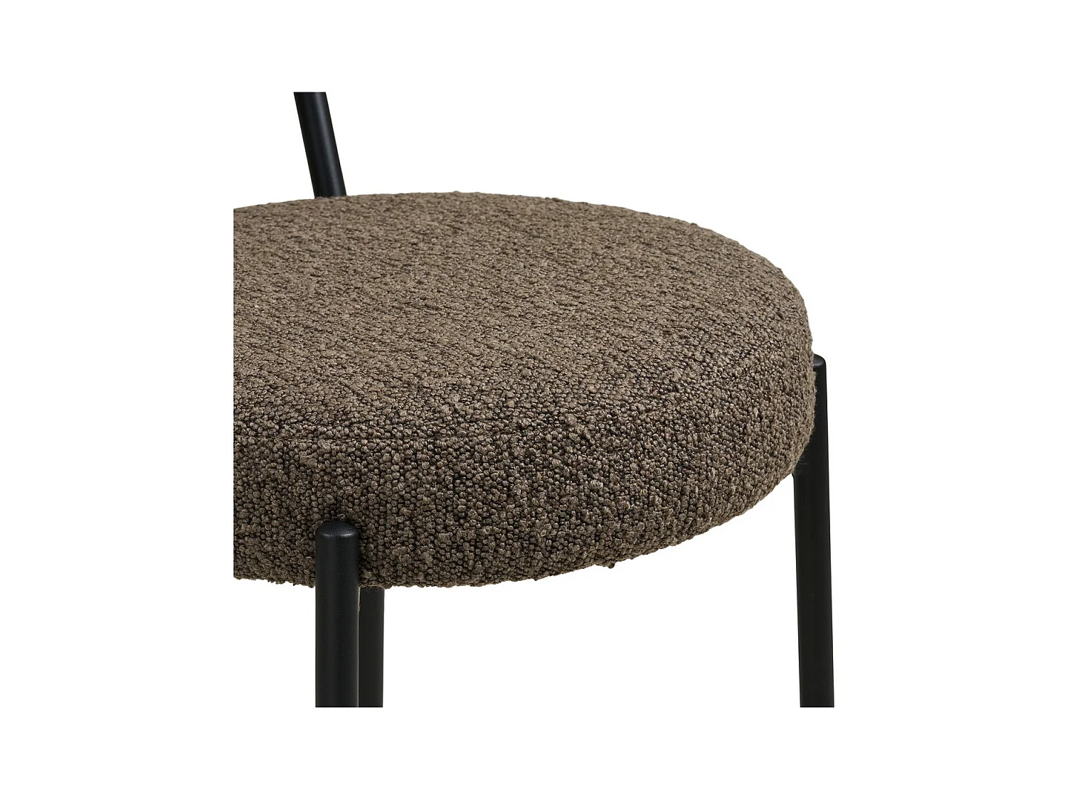 Tabouret Haut Badalona, Marron, 39x46x90 cm, Seven Design