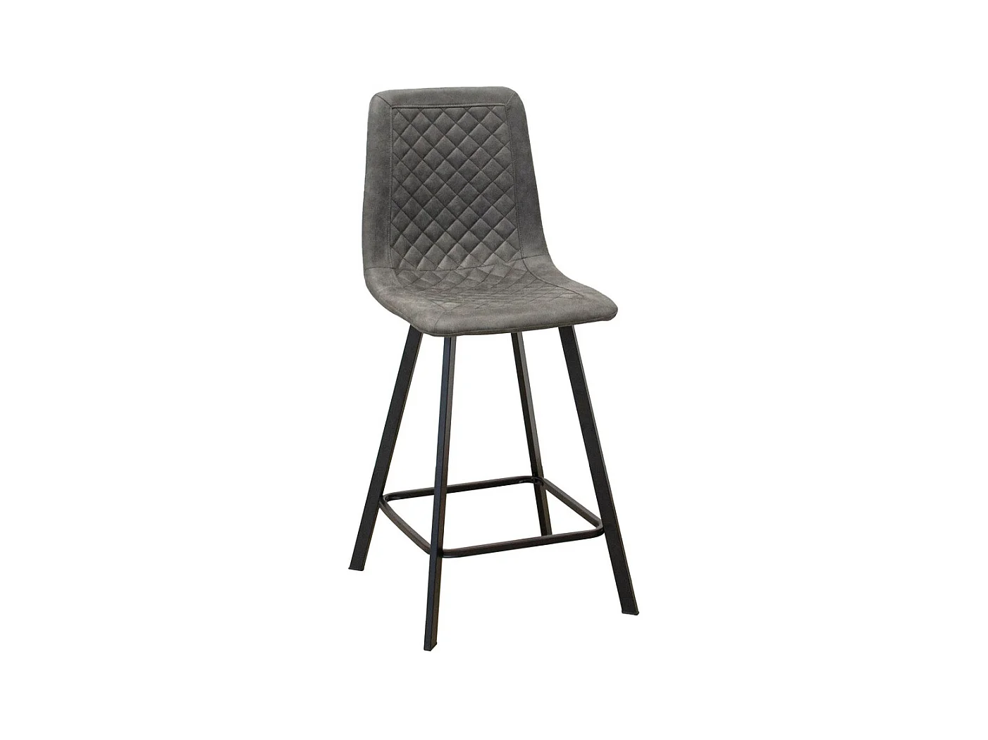 Lot de 4 Tabourets Hauts Wendy Sgabi, Gris, 44x47x101 cm, Epikasa