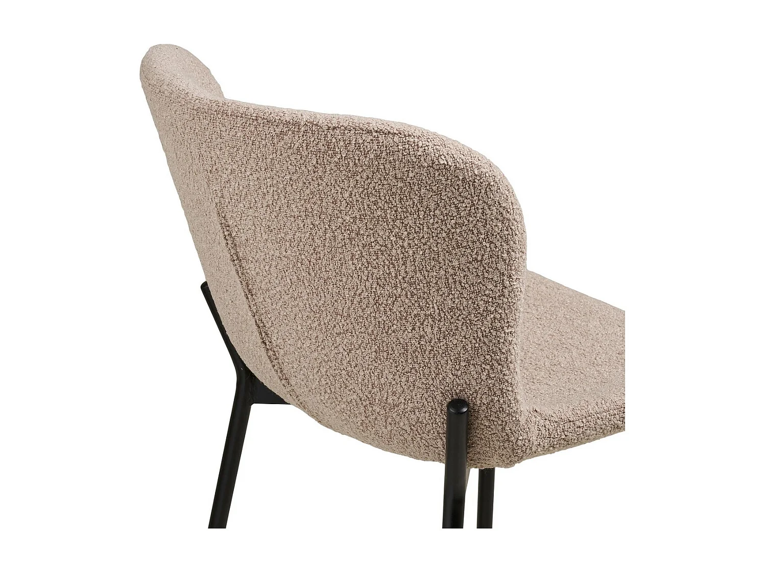 Lot de 2 Tabourets Hauts Maceda, Beige, 47x55x95 cm, Seven Design