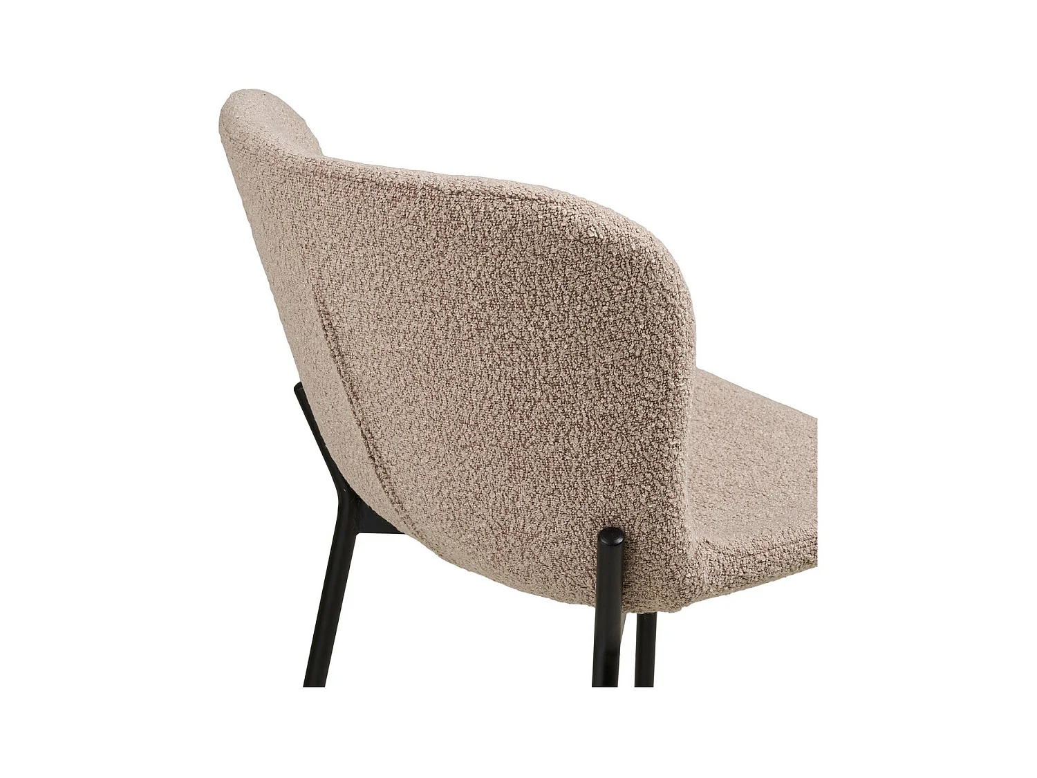 Lot de 2 Tabourets Hauts Maceda, Beige, 47x55x95 cm, Epikasa