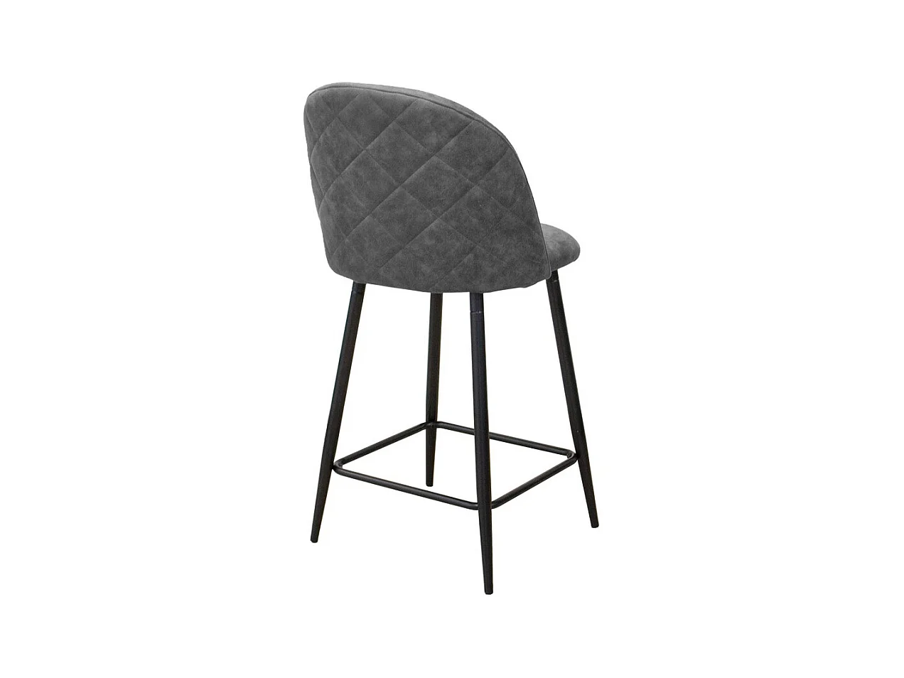 Lot de 4 Tabourets Hauts Denise Sgabi, Gris, 44x47x101 cm, Seven Design