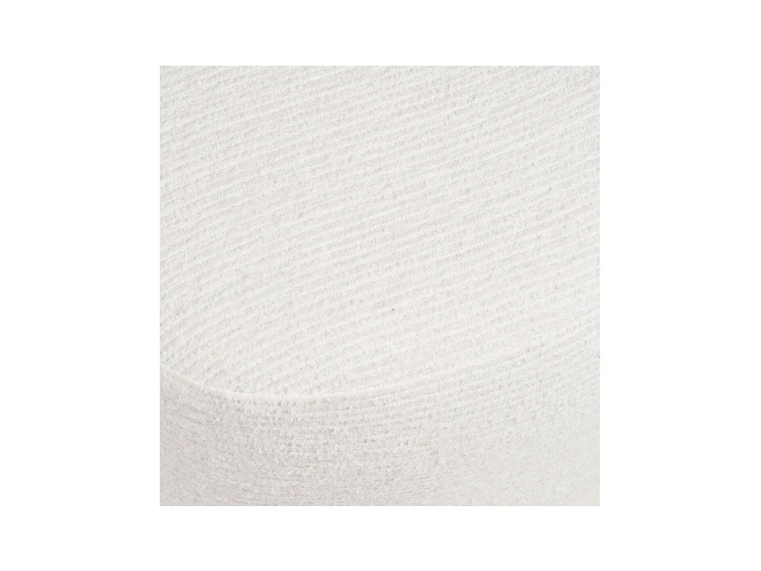Pouf Hilo, Blanc, 55x40x39 cm, Seven Design