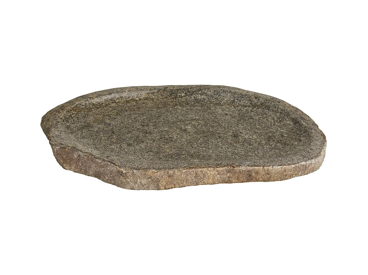 Plateau de Salle de Bain Gara, Gris, 30x25x3 cm, Seven Design