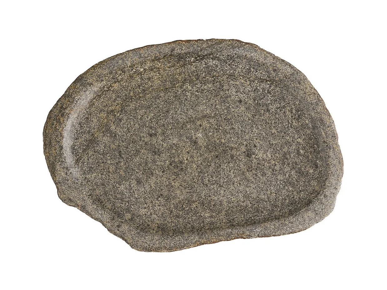 Plateau de Salle de Bain Gara, Gris, 30x25x3 cm, Seven Design