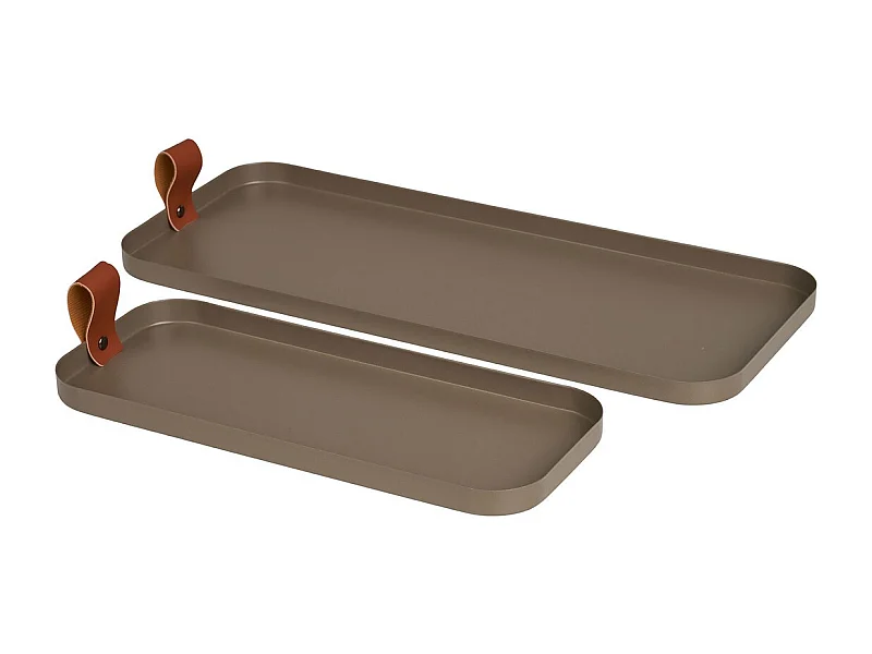 Taca HN28, Brązowy, 16,5x39,5x1,5 cm, Epikasa