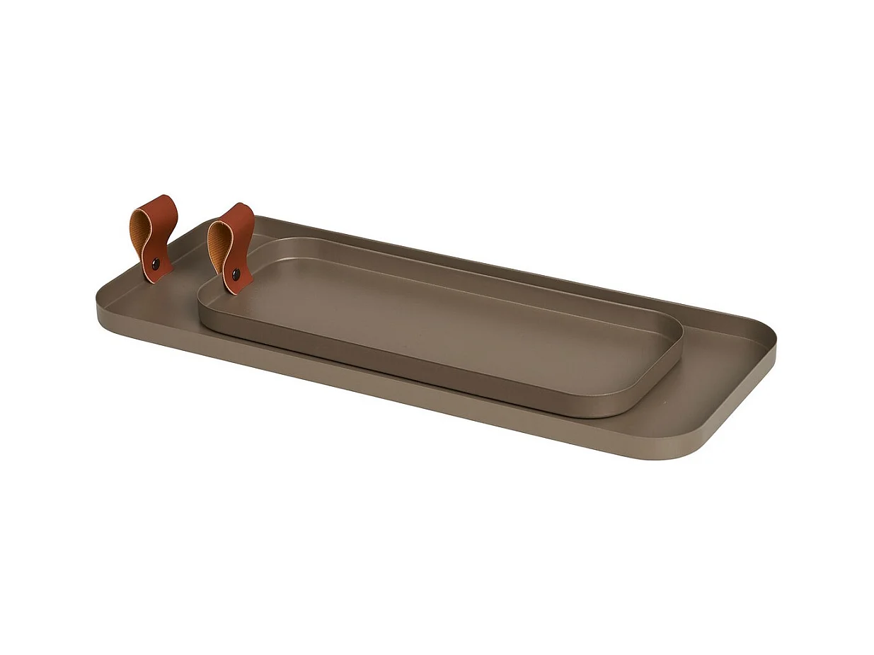 Plateau HN28, Marron, 16,5x39,5x1,5 cm, Seven Design
