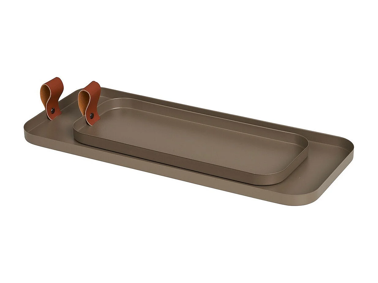 Plateau HN28, Marron, 16,5x39,5x1,5 cm, Seven Design