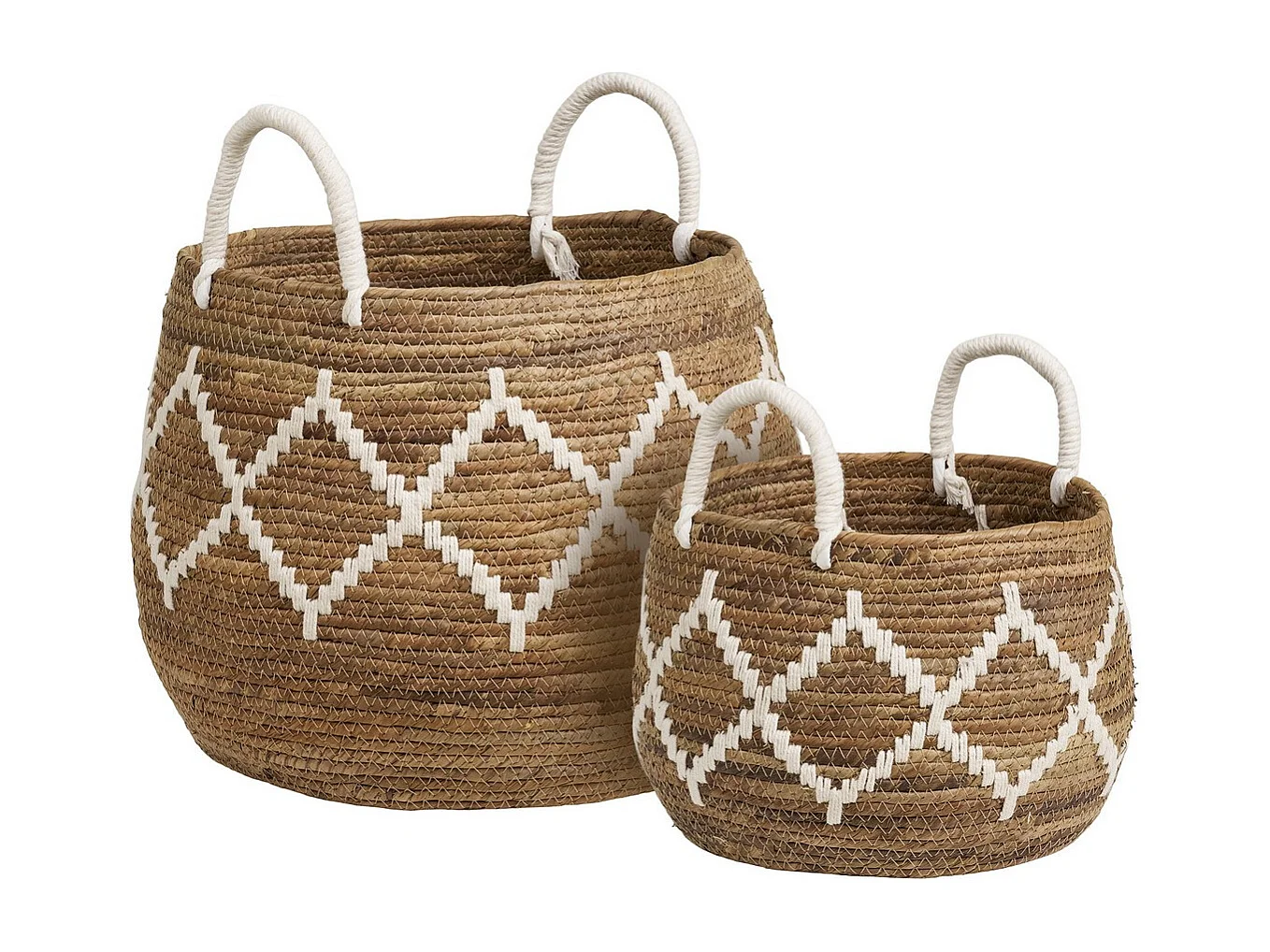 Panier Décoratif de Rangement Altea, Marron, 41x41x32 cm, Seven Design