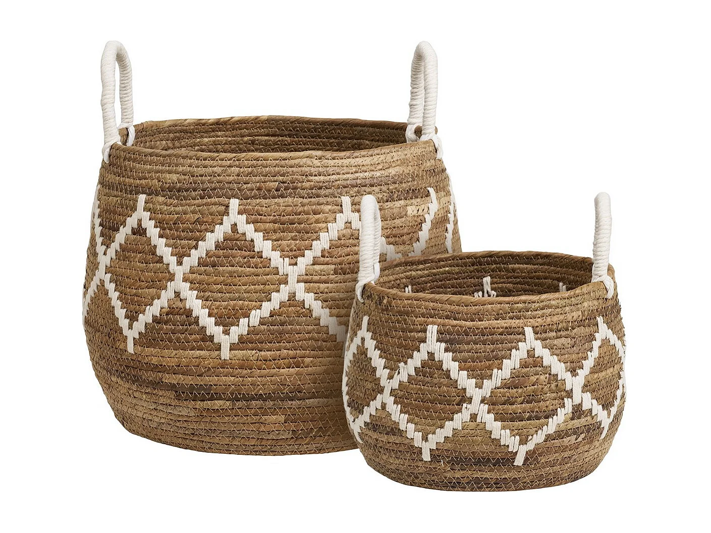 Panier Décoratif de Rangement Altea, Marron, 41x41x32 cm, Seven Design