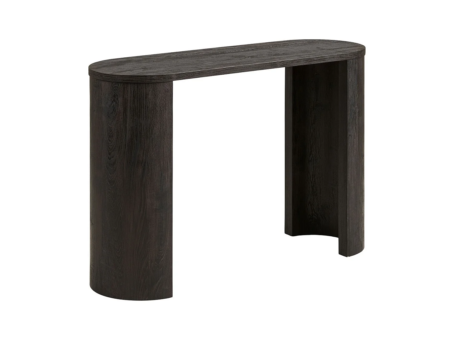 Table Console Bibione, Noir, 114x38x75 cm, Seven Design