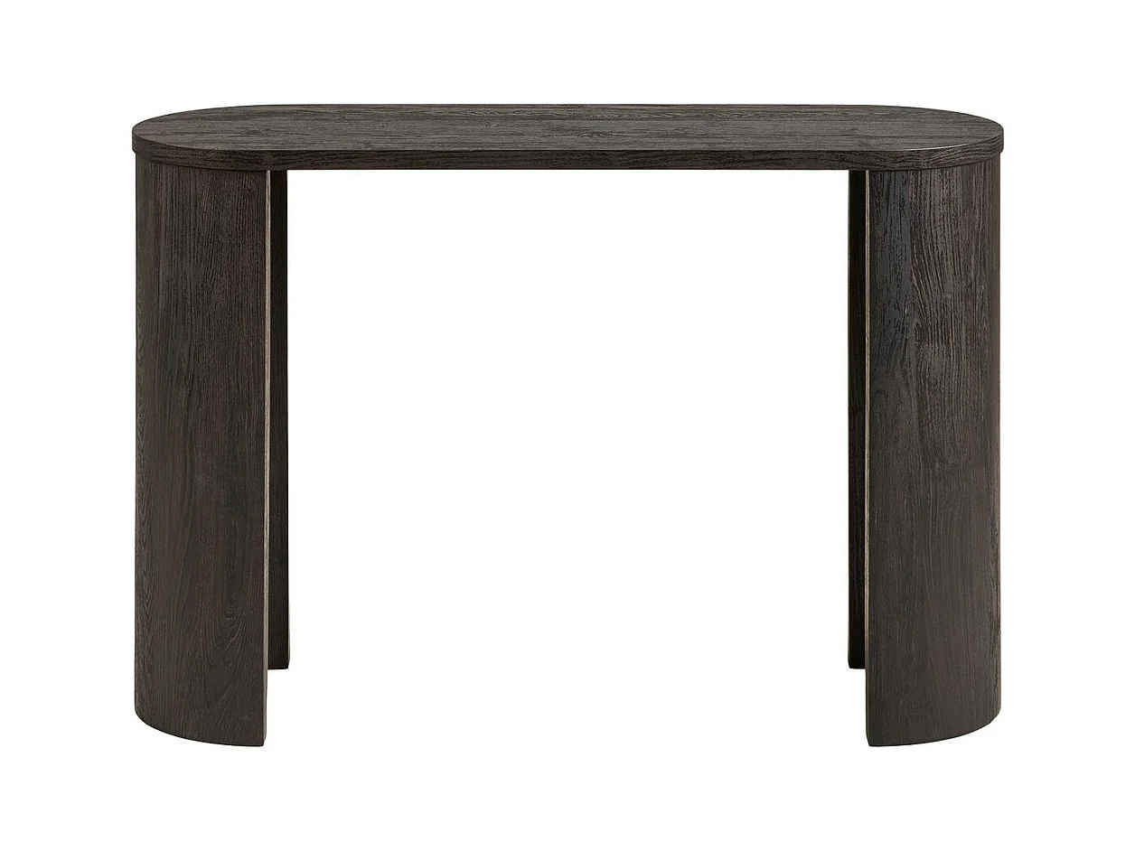 Table Console Bibione, Noir, 38x114x75 cm, Epikasa