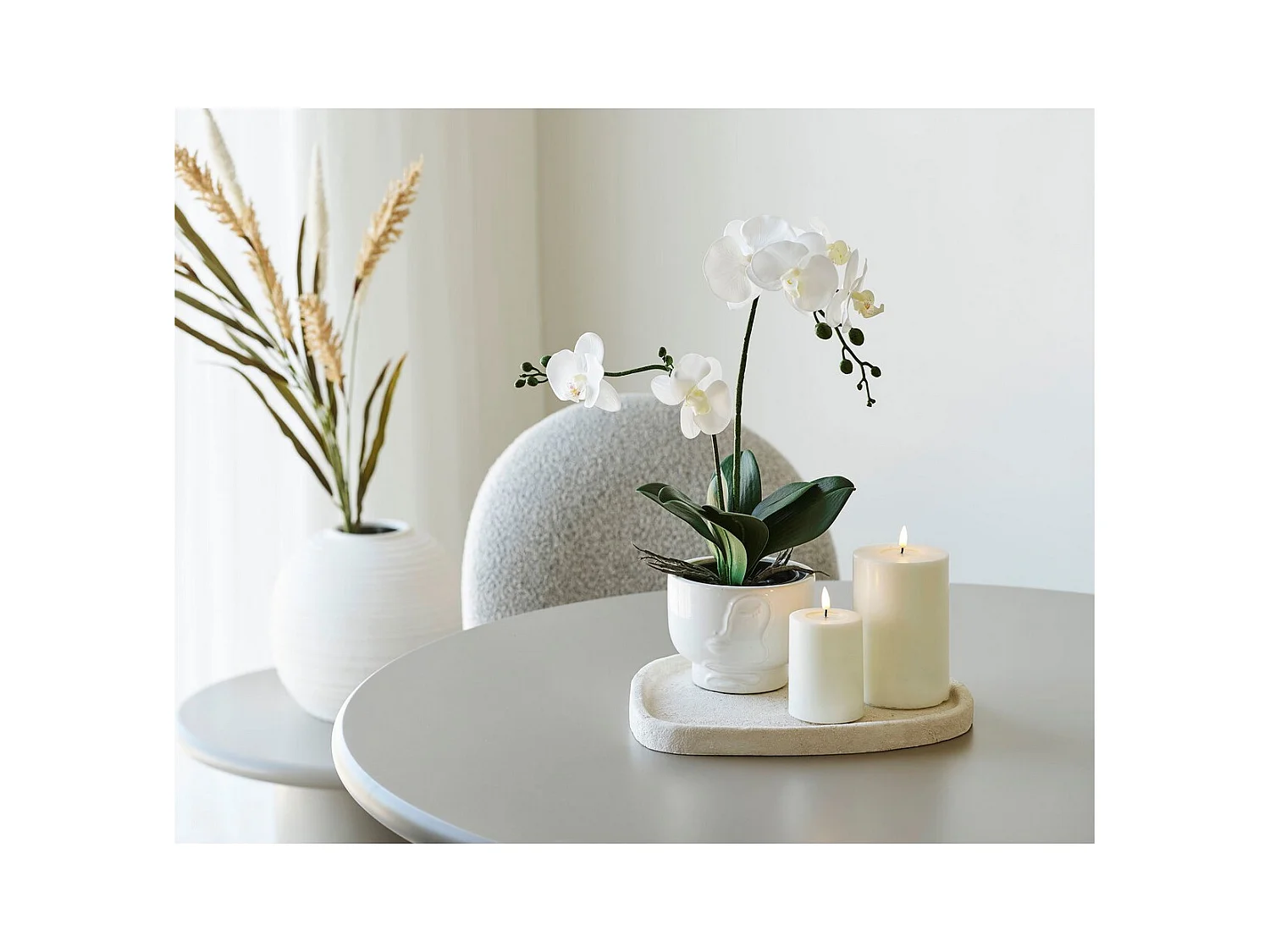 Plateau HN29, Blanc, 35x30x2,5 cm, Seven Design