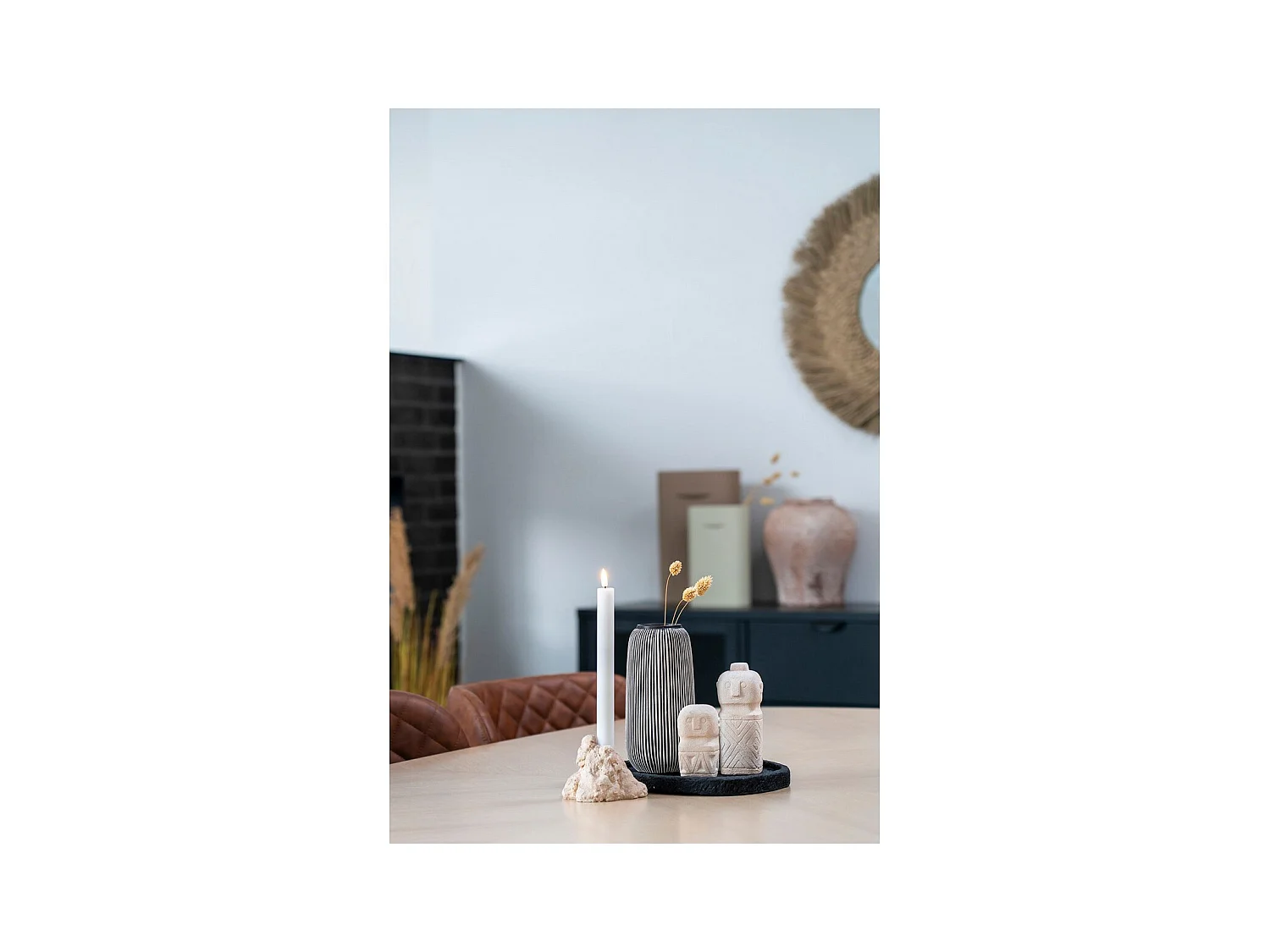 Plateau HN34, Noir, 26,5x26x2 cm, Seven Design