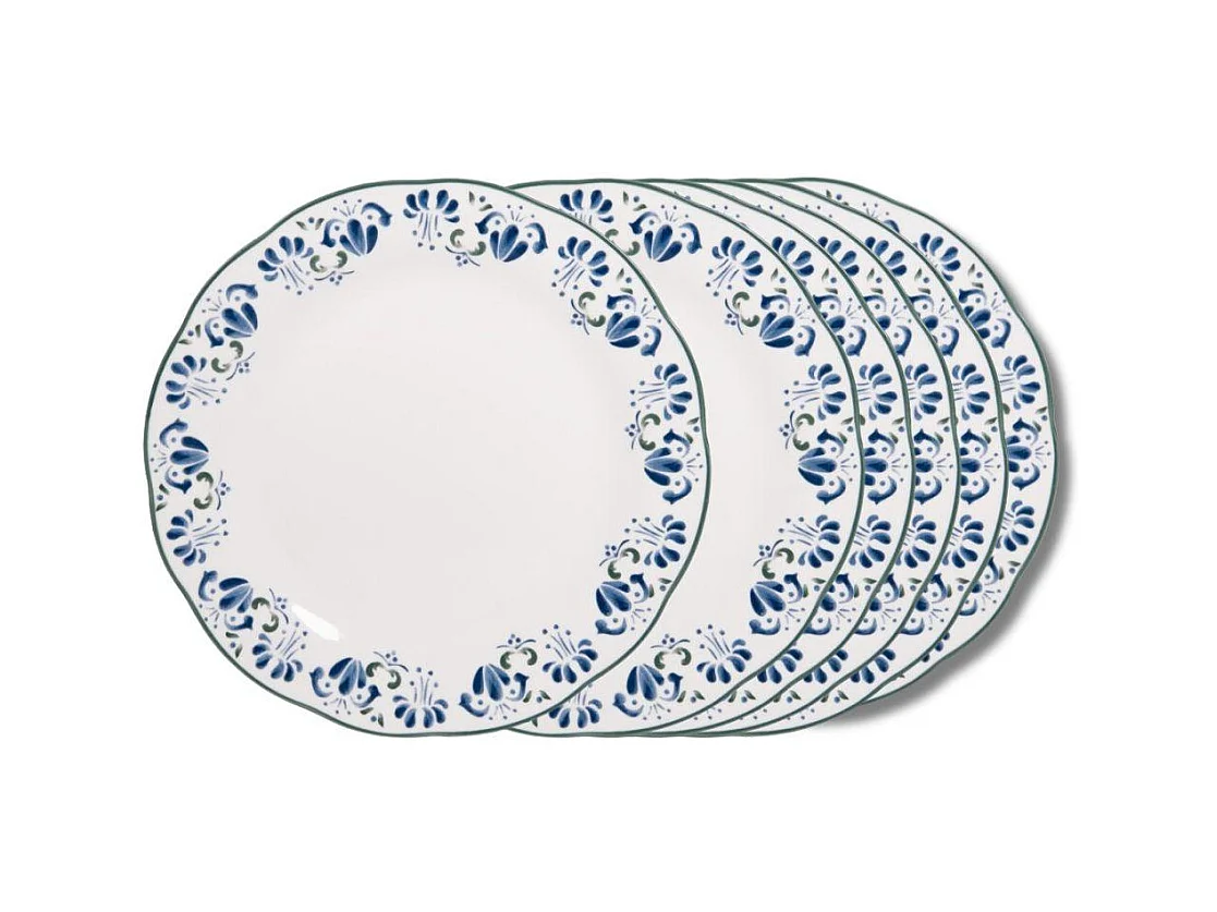 Assiette plate Giverny 27 cm (lot de 6)