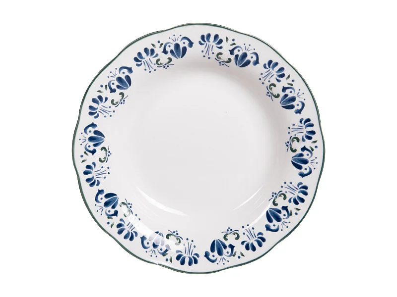 Assiette creuse Giverny 22 cm (lot de 6)