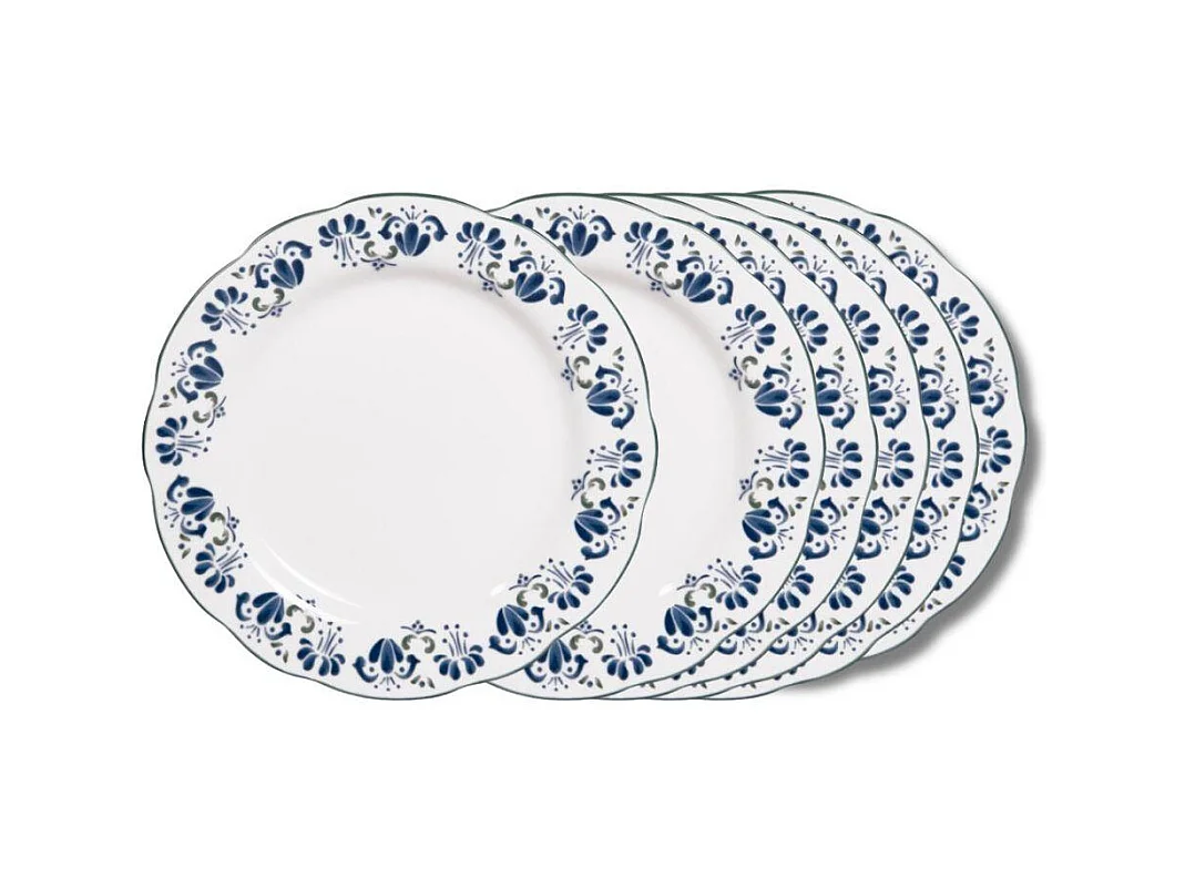 Assiette à dessert Giverny 21 cm (lot de 6)
