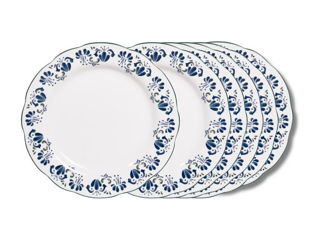 Assiette à dessert Giverny 21 cm (lot de 6)