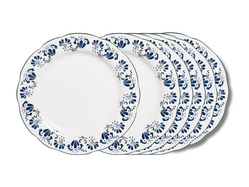 Assiette à dessert Giverny 21 cm (lot de 6)