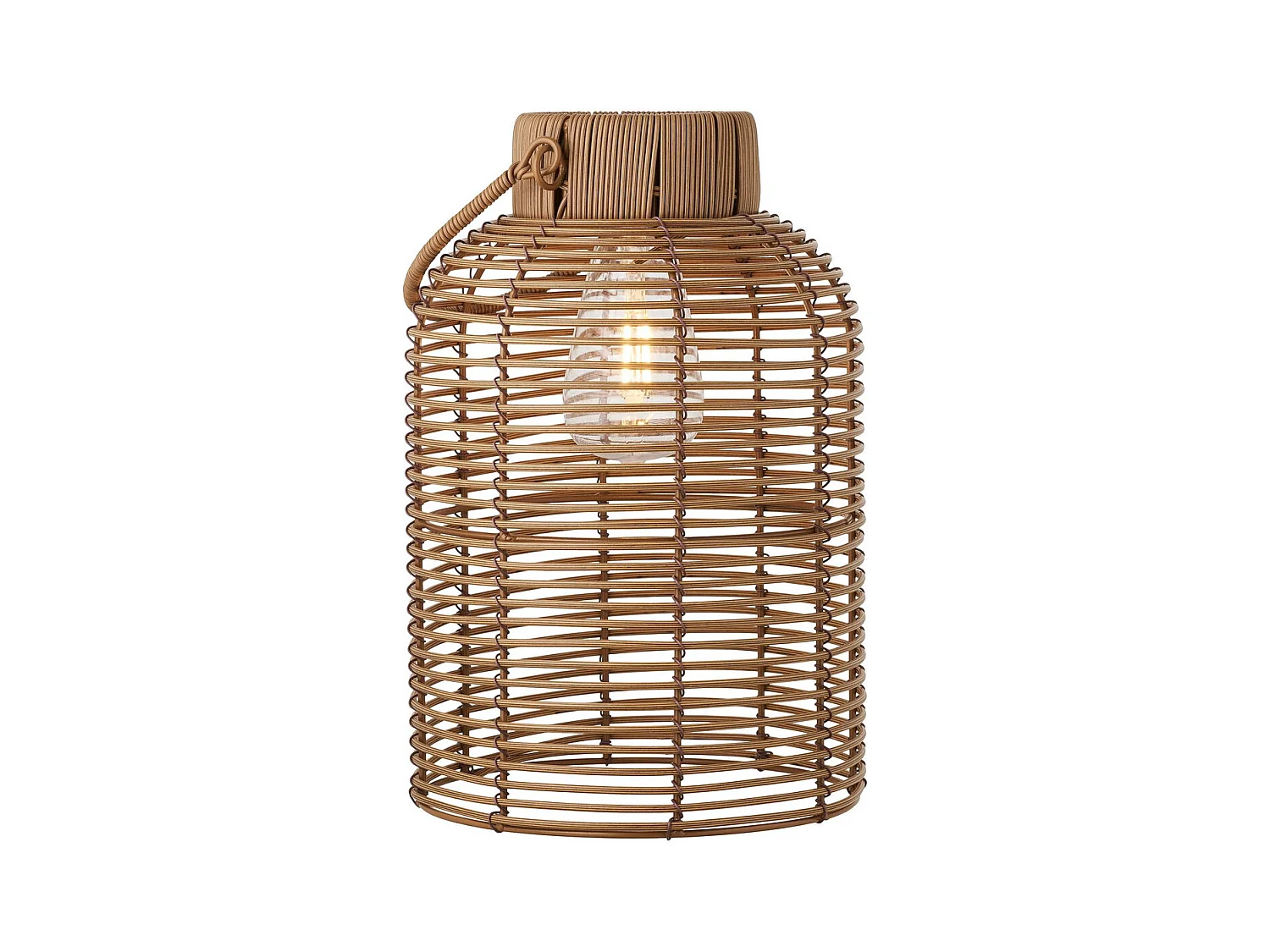 Lantaarn Brentford - Bruin - 20x20x30,5 cm - Seven Design