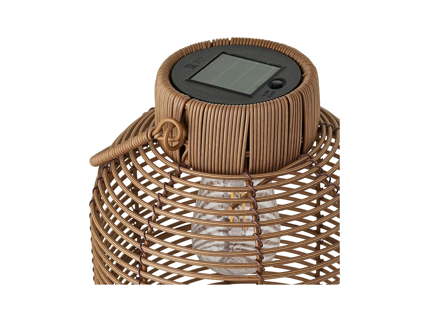 Lantaarn Brentford - Bruin - 20x20x30,5 cm - Seven Design