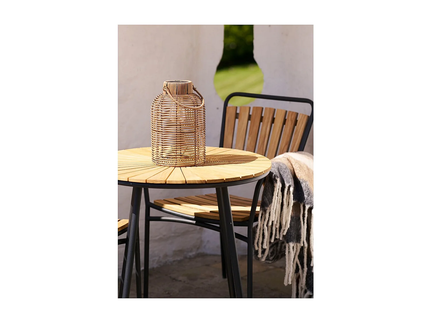 Lanterne Décorative d'Extérieur  Brentford, Marron, 20x20x30,5 cm, Seven Design