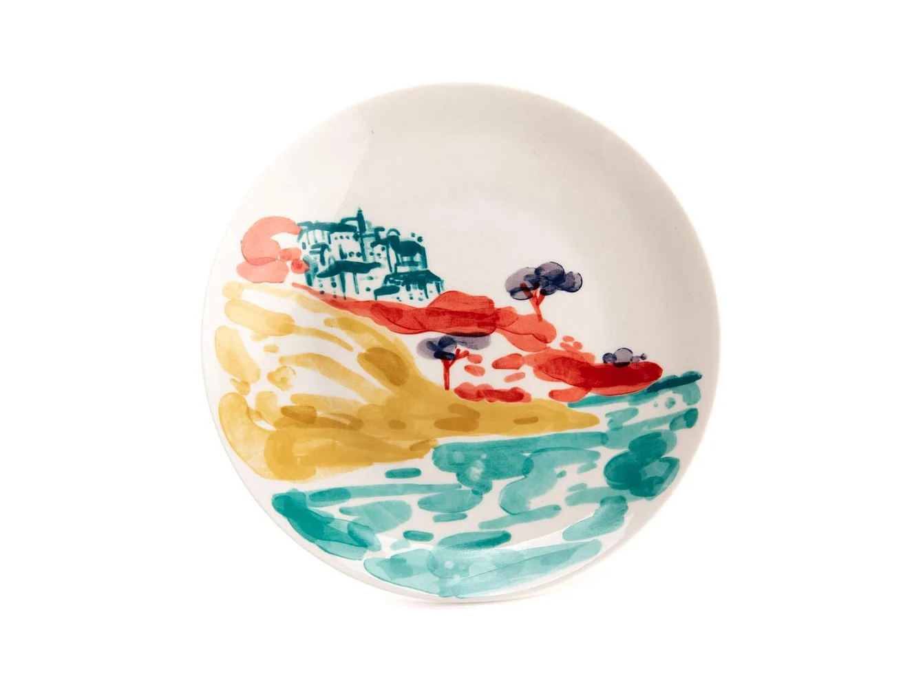 Coffret 4 assiettes à dessert Mia