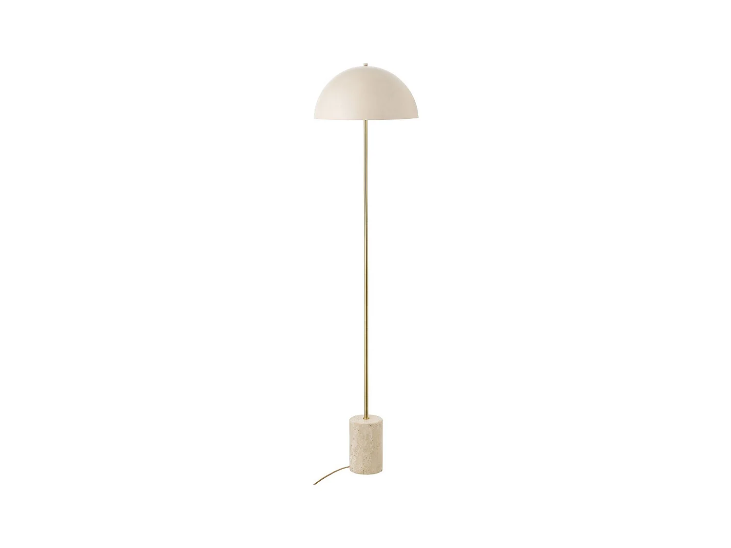 Lampadaire Sheffield, Beige, 40x40x155 cm, Seven Design