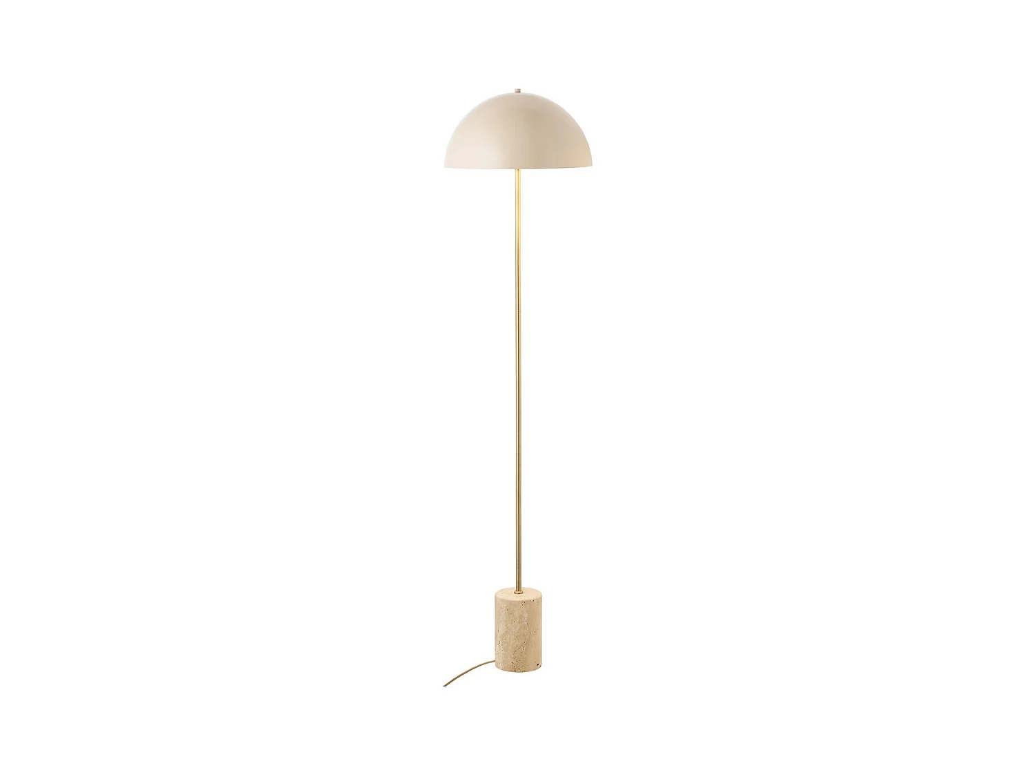 Lampadaire Sheffield, Beige, 40x40x155 cm, Seven Design