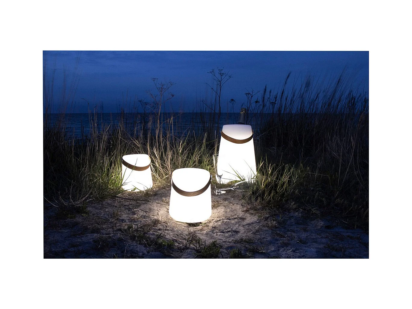 Lanterne Décorative d'Extérieur  Bristol, Blanc, 25x25x37,5 cm, Seven Design