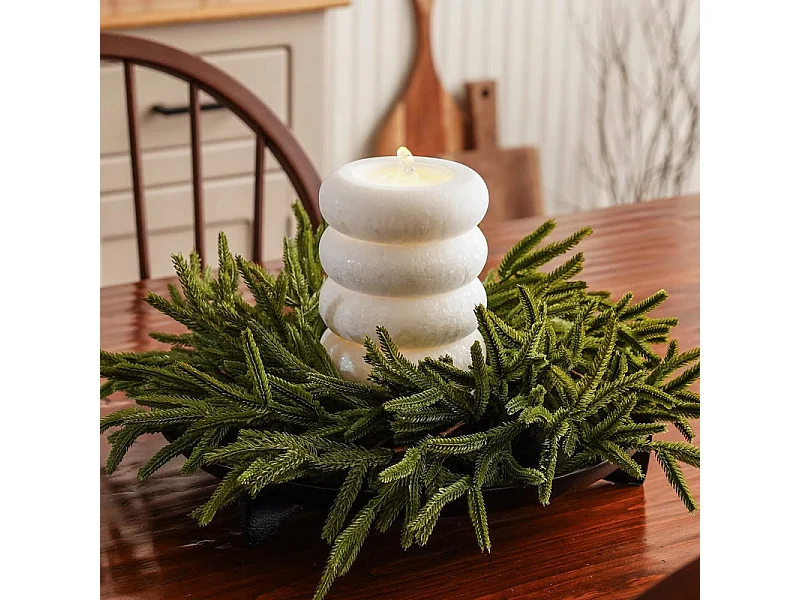 Guirnalda navideña de pino Norfolk "Liam" con efecto For Real Touch de Ø 60 cm