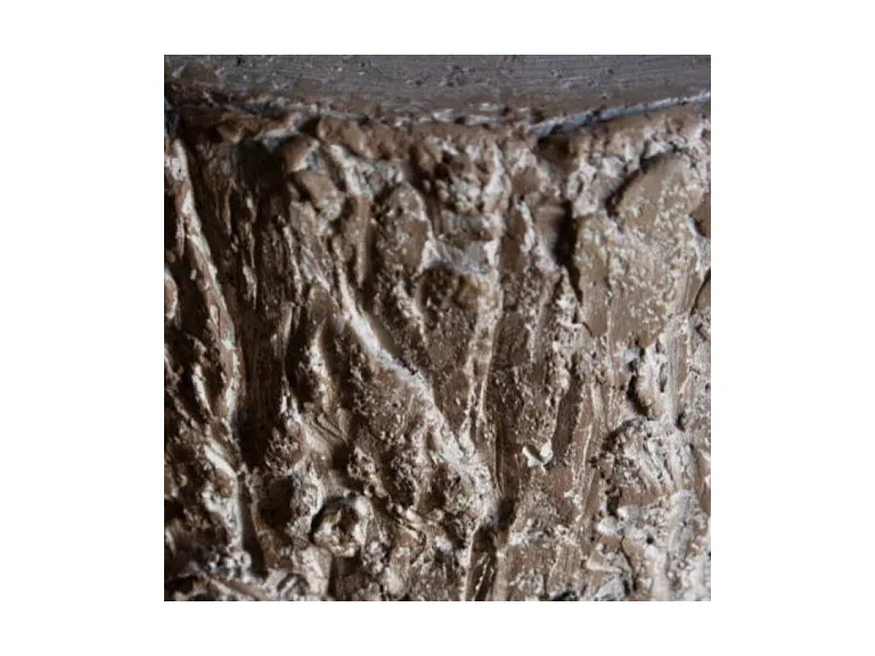 Base "Legnò" effet tronc pour sapin de Noël avec support en métal 31,5x45 cm h