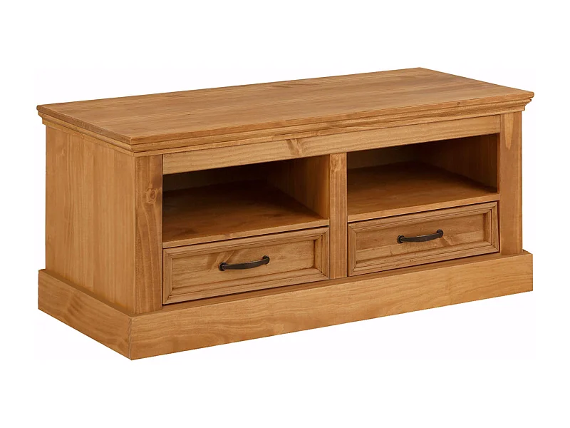 Selma | Panca con 2 cassetti cera colorata