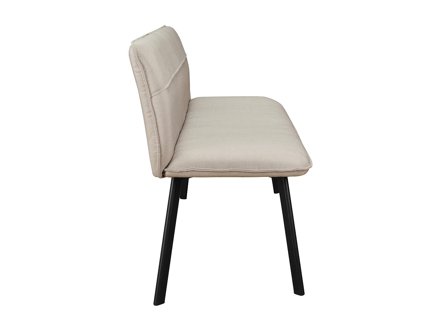 Taylor | Canapé 2 places avec 1 fauteuil inclinable électrique en tissu crème