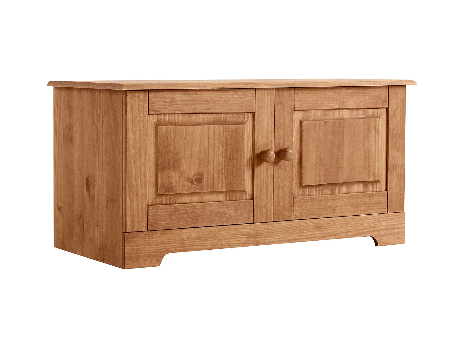 Lisa | Banco con 2 Puertas en Cera Teñida