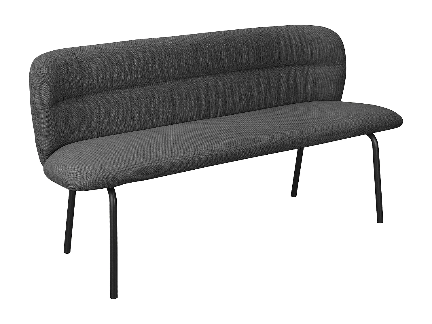 Carpari | Canapé 3 places avec 1 fauteuil inclinable électrique en tissu anthracite