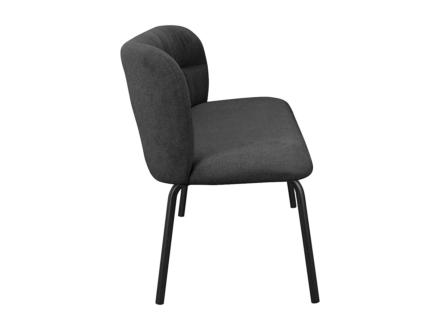 Carpari | Canapé 3 places avec 1 fauteuil inclinable électrique en tissu anthracite