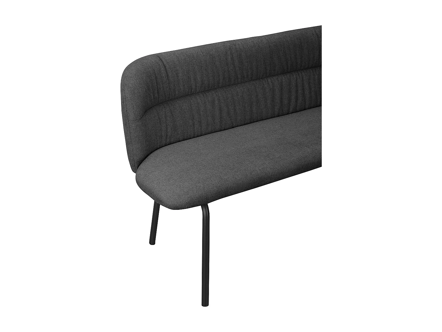 Carpari | Canapé 3 places avec 1 fauteuil inclinable électrique en tissu anthracite