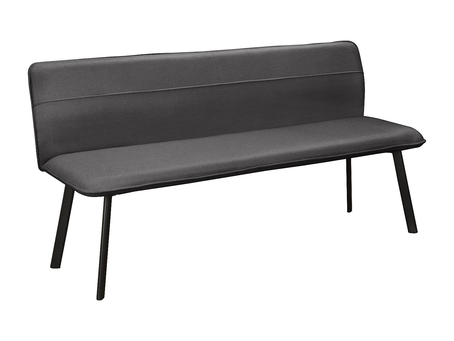 Carpari | Canapé 3 places avec 2 fauteuils inclinables manuels en tissu gris clair