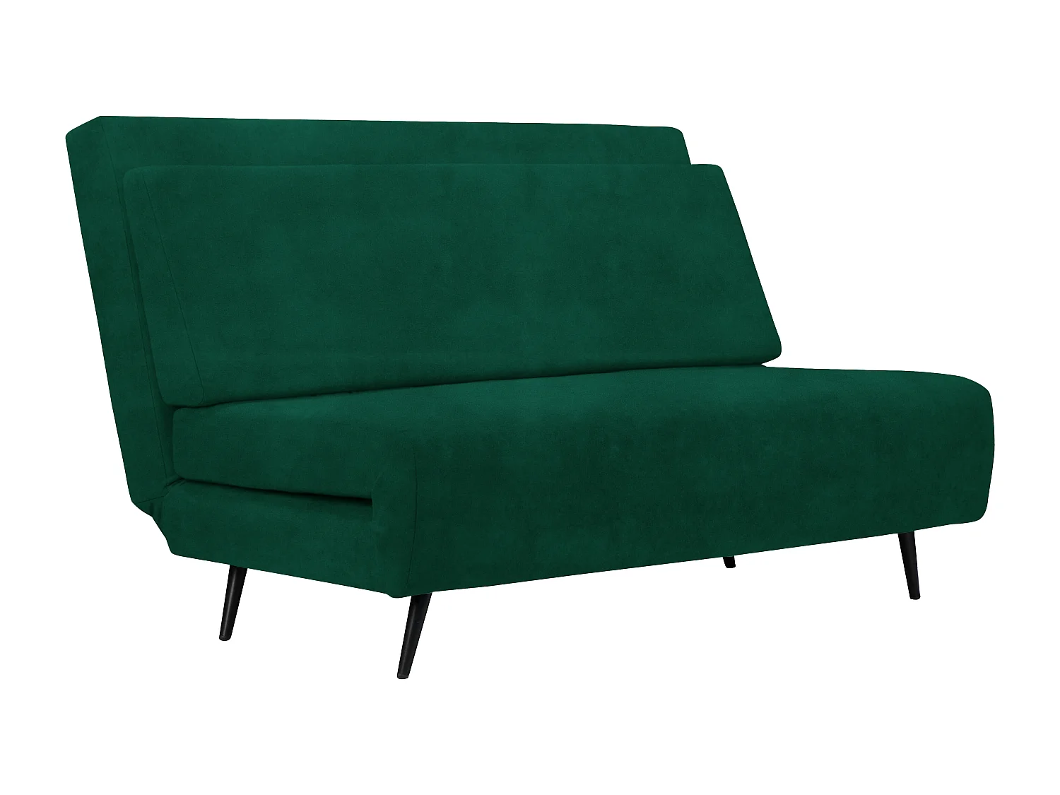 Mallory | Daybed with foldable function in velvet dark green