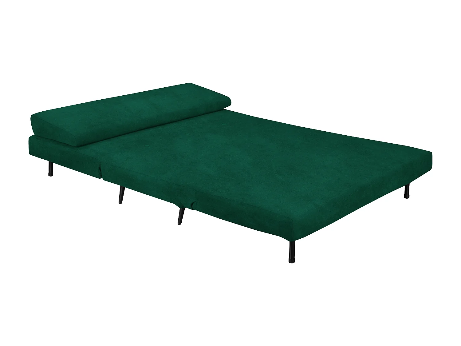 Mallory | Daybed with foldable function in velvet dark green
