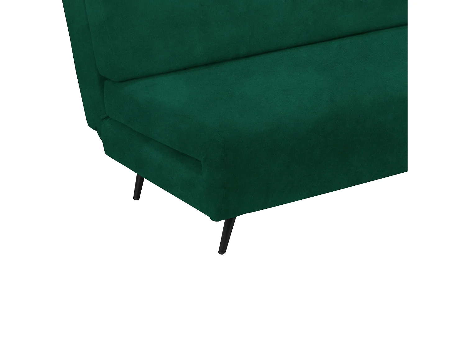Mallory | Daybed with foldable function in velvet dark green