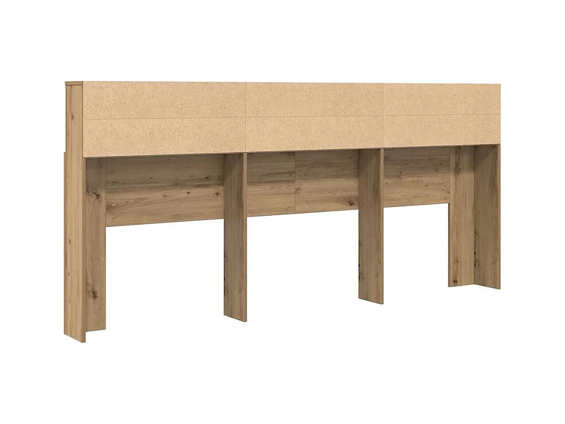 Tête de Lit chêne artisanal 220 x 19 x 101.5 cm