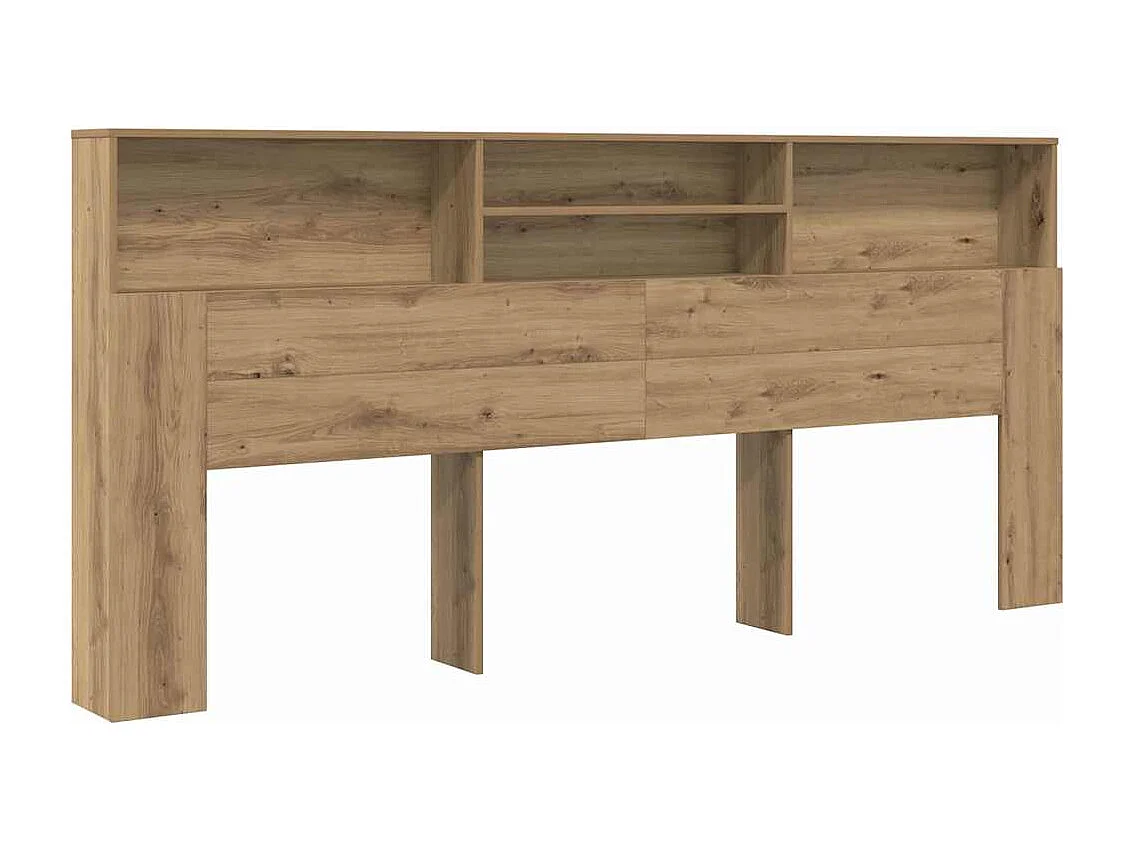 Tête de Lit chêne artisanal 220 x 19 x 101.5 cm